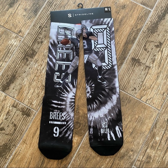 NWT Strideline Drew Brees Tie Dye Black EFS - Picture 2 of 7